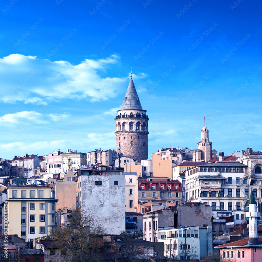 The Galata tower The Galata tower