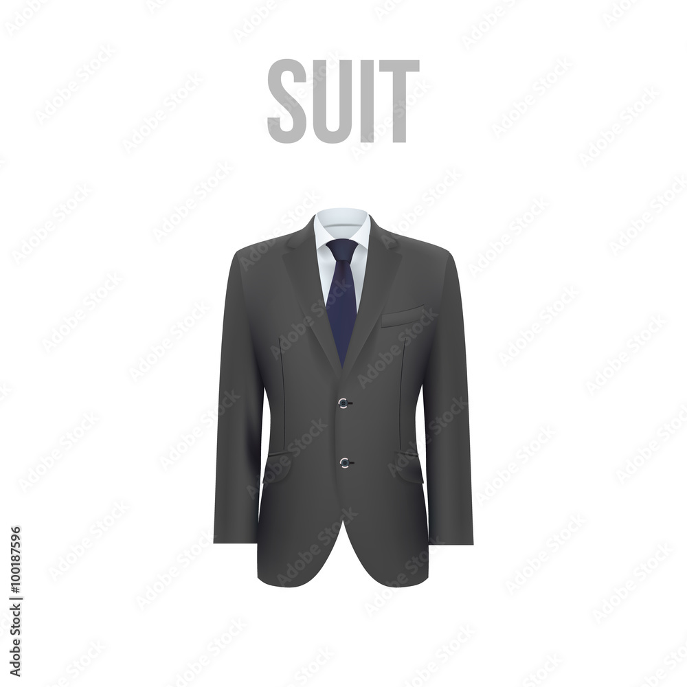 Suit isolated on white background. Vector Suit isolated on white background. Vector