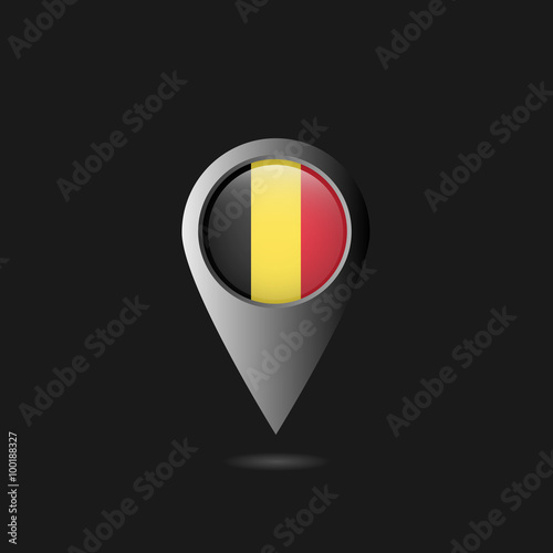 Belgium flag pointer