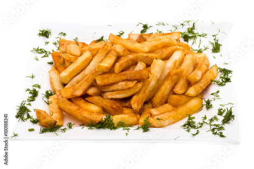 pile of appetizing french fries