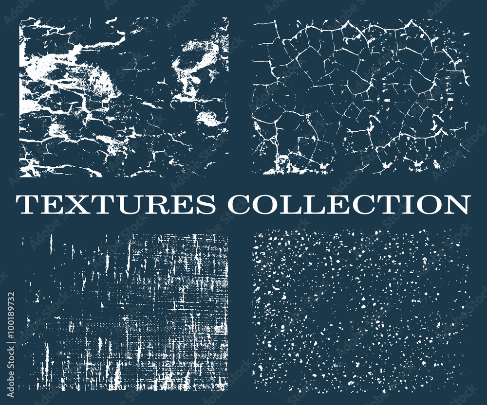 Naklejka premium Abstract grunge textures. Grunge background. Vector template - easy to use.