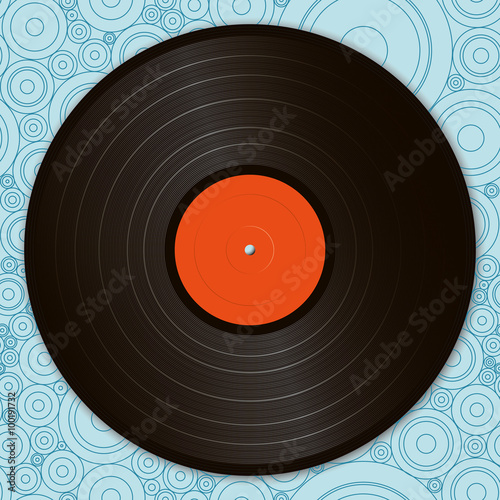 Black Vinyl Record