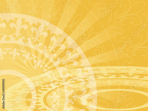 Mystical Fleur de Lys Background