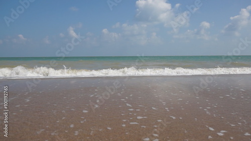 wave on the beach
