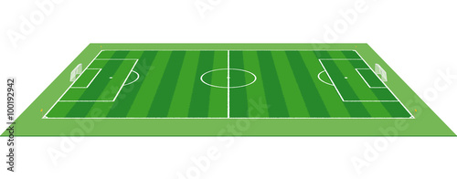 Soccer field - Pitch - Football Field 3D