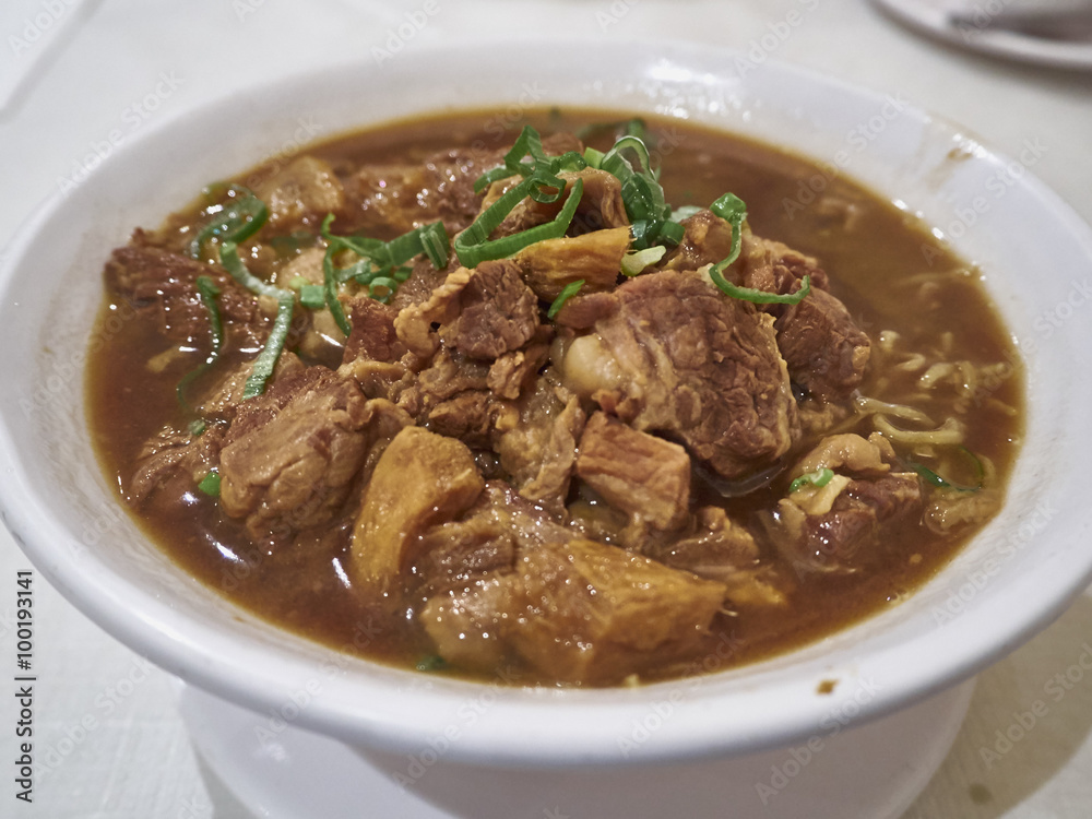 Beef brisket with rice noodle Beef brisket with rice noodle