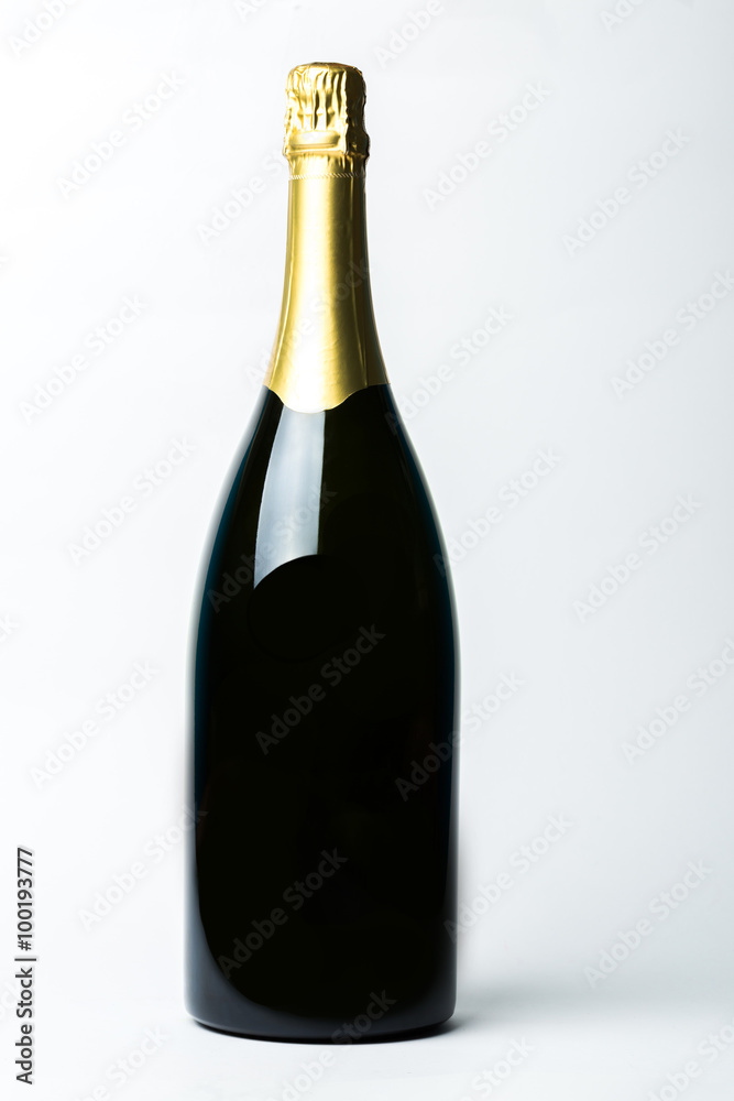 Champagne bottle isolated on a white background Champagne bottle isolated on a white background