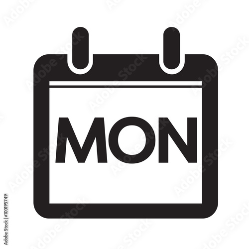 Day Calendar icon illustration sign design style