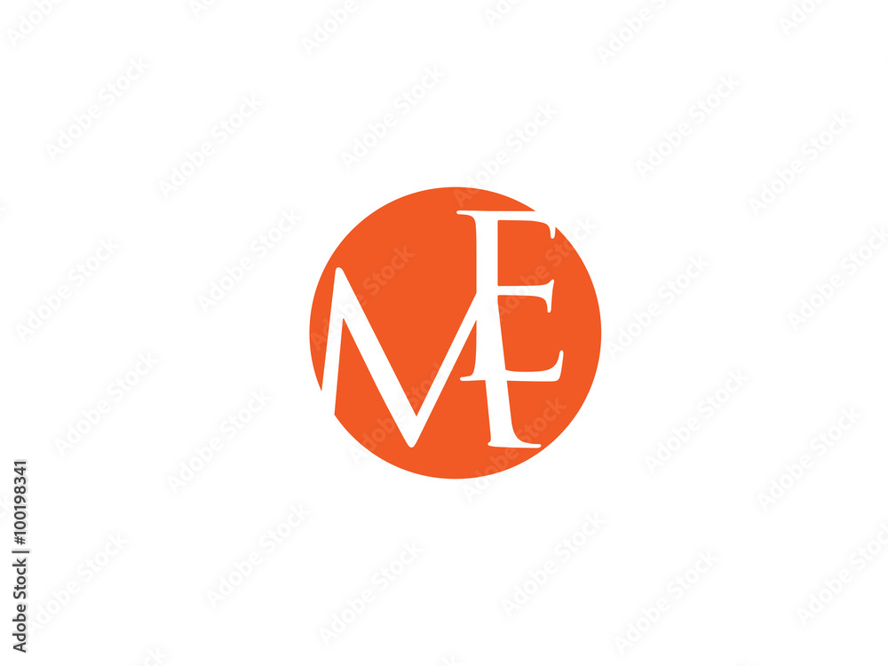 Double ME letter logo Double ME letter logo