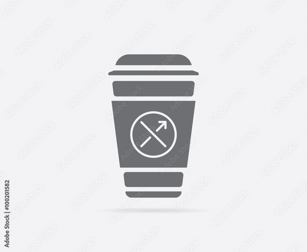 Bakery Shop Coffee Cup Vector Element or Icon, Illustration Ready for Print or Plotter Cut or Using as Logotype with High Quality Bakery Shop Coffee Cup Vector Element or Icon, Illustration Ready for Print or Plotter Cut or Using as Logotype with High Quality