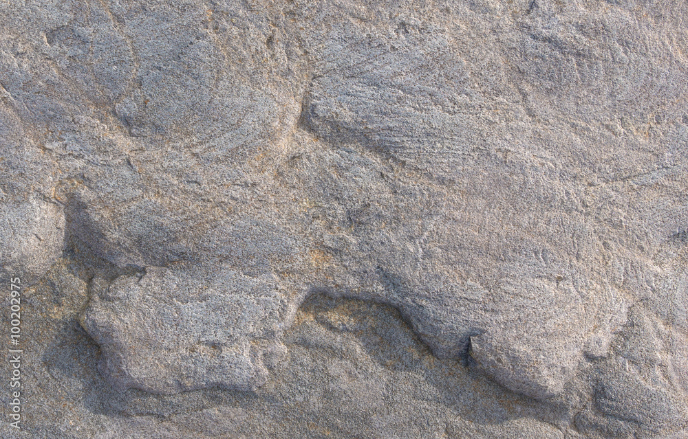 Worn rock surface close view