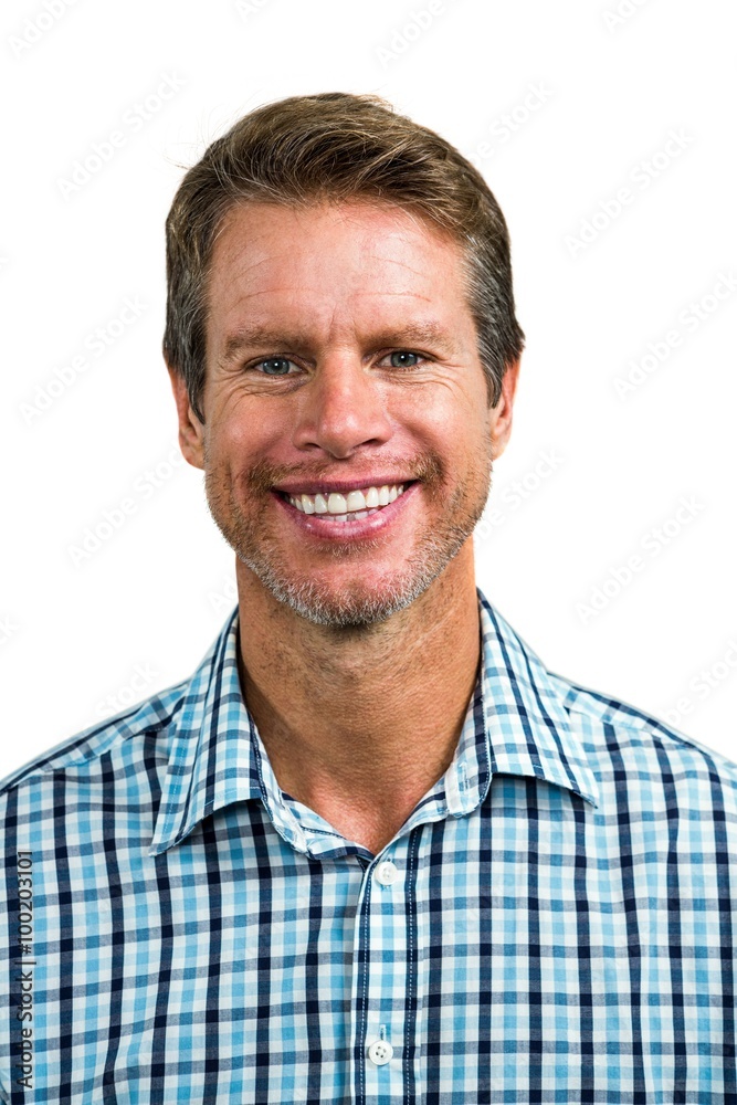 Close-up of smiling man Close-up of smiling man