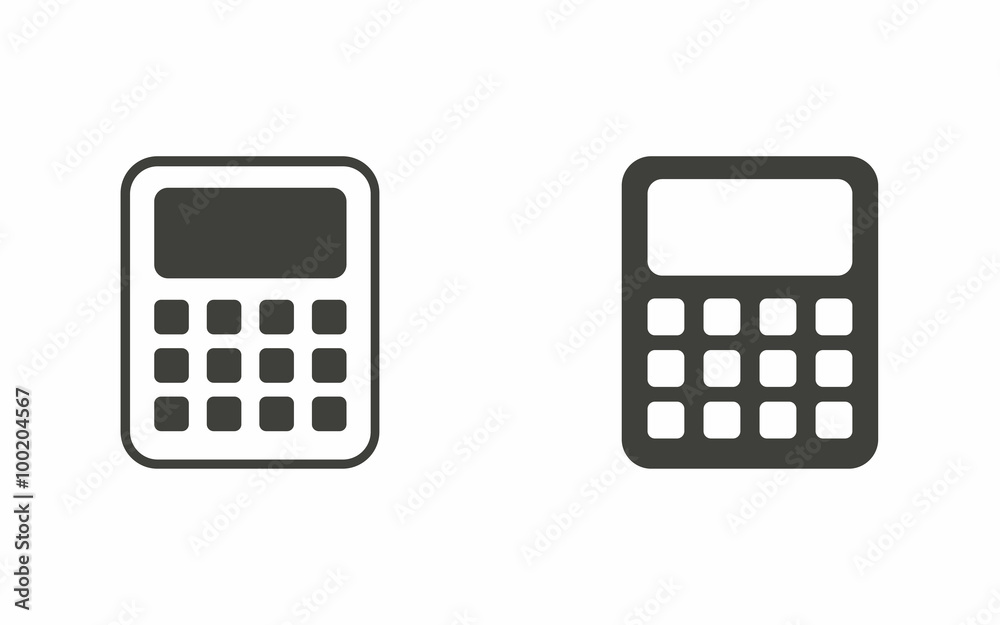 Calculator - vector icon. Calculator - vector icon.