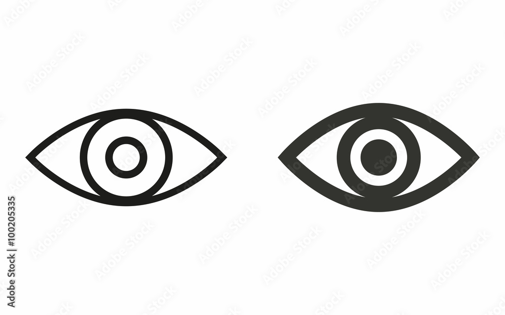 Eye - vector icon. Eye - vector icon.