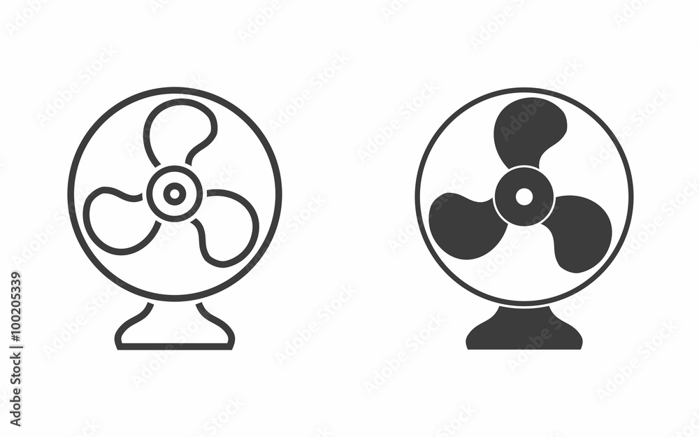 Fototapeta premium Fan - vector icon.