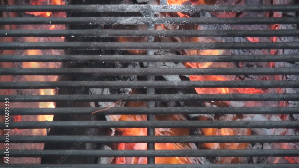 Close up of grill on fire pit 3 Close up of grill on fire pit 3