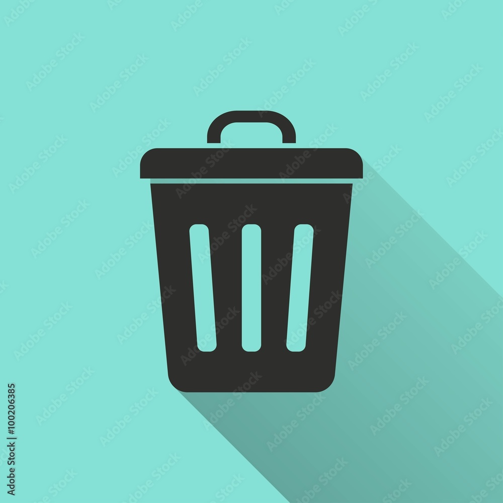 Bin - vector icon. Bin - vector icon.