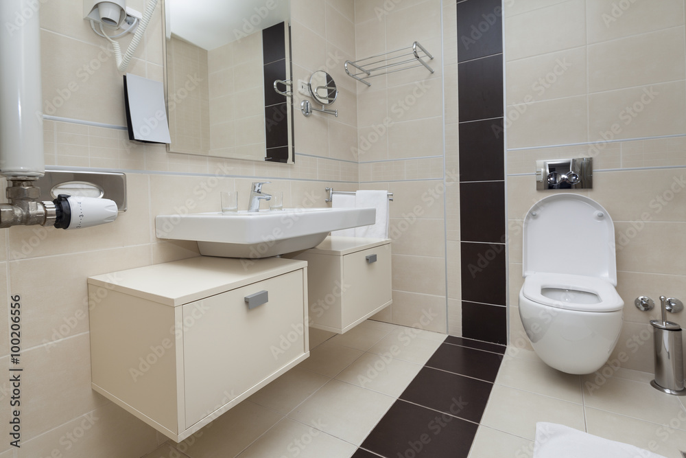 Fototapeta premium bathroom apartment interior