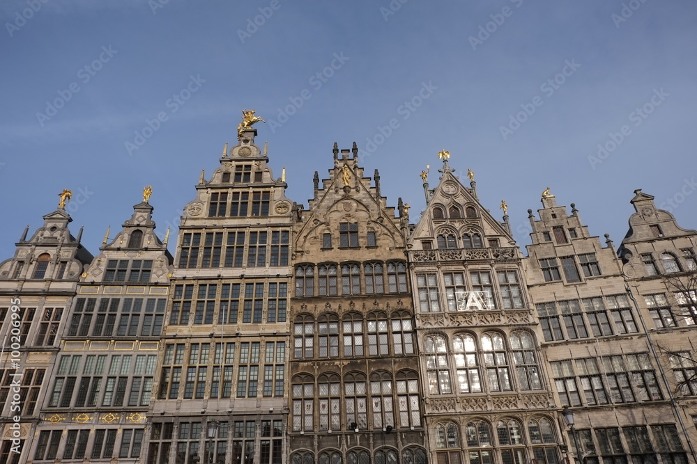 Antwerpen Großer Markt Häuserfassade 1