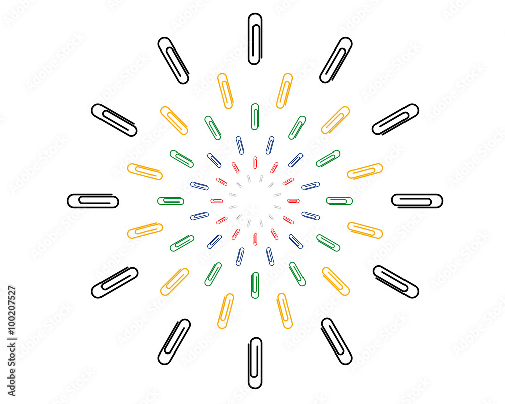 writing paper clips of different sizes writing paper clips of different sizes