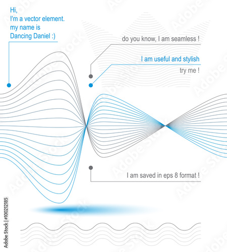 3d ephemeral flowing lines,...