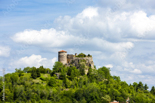 Busseol Castle, Puy-de-Dome Department, Auvergne, France