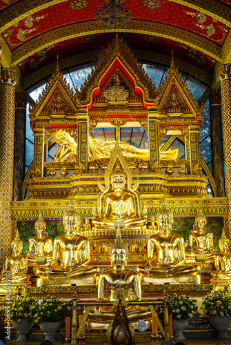  Thai art at Phrathat Nong Bua Temple in Ubon Ratchathani, Thailand 