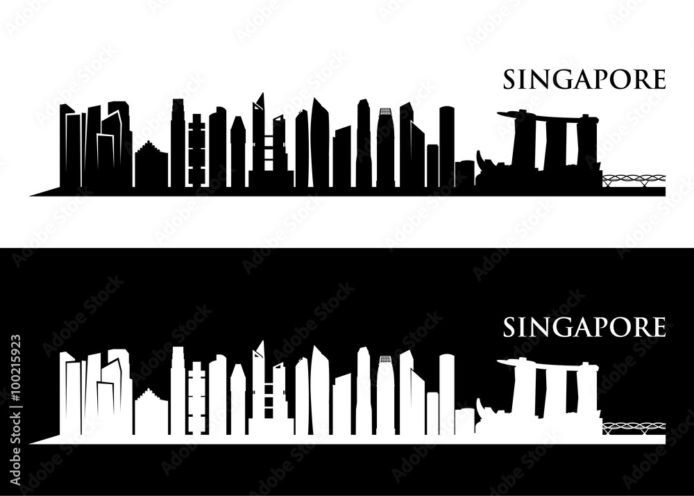 Obraz premium Singapore skyline