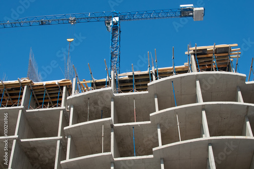 Building frame close-up