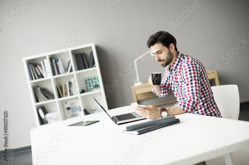 Young man at the office