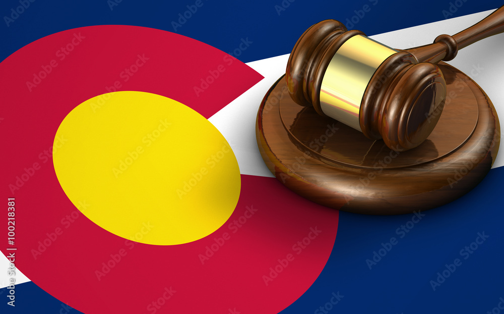 Colorado Law Legal System Concept