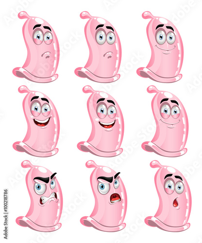 Pink cute fun condoms smiles