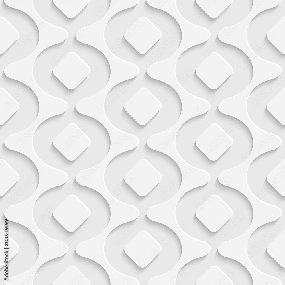 Seamless Curved Shape Pattern Seamless Curved Shape Pattern