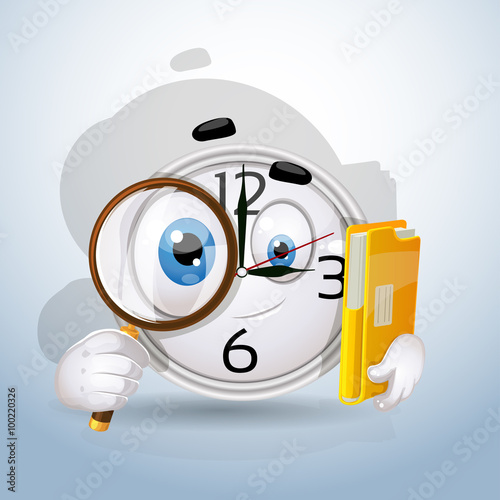Watch smiley searches among the documents