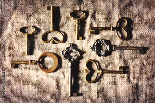 vintage keys