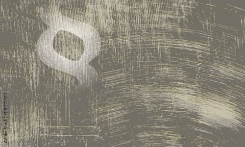 Vector abstract scratched background and transparent paragraph