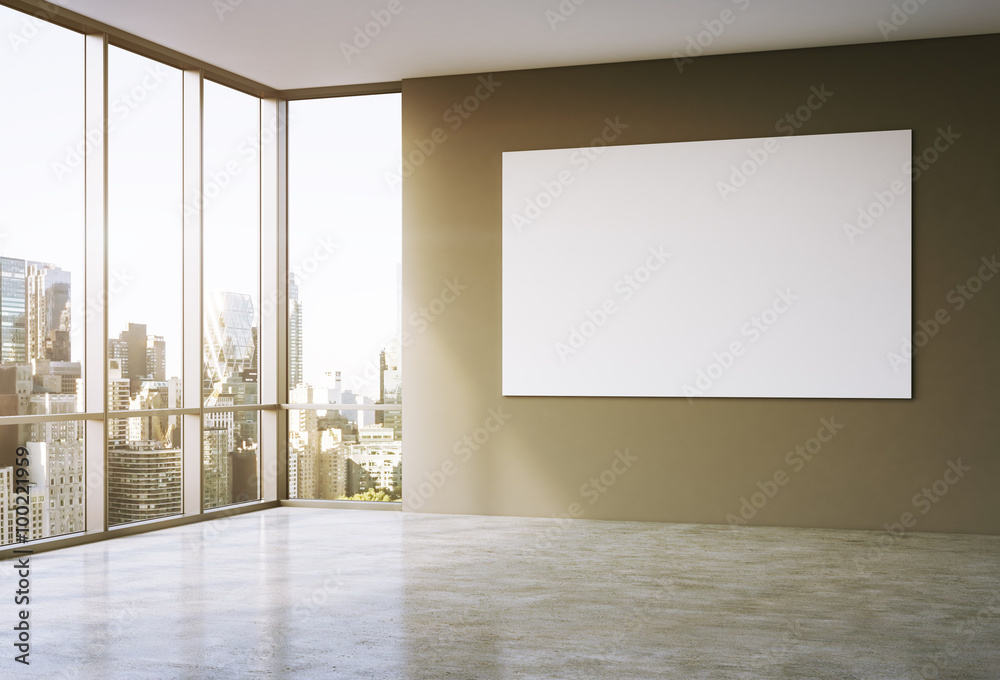 Office in a skyscraper