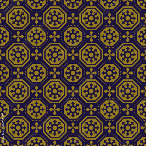 Elegant antique background image of polygon dot line geometry pattern. 