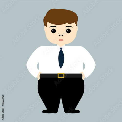 Head of a young businessman