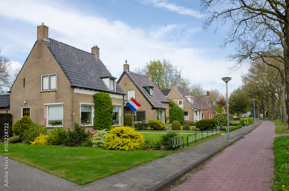 Houses in the dutch countryside.