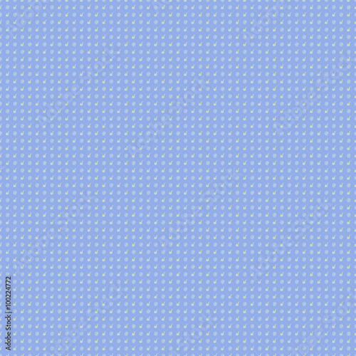 Sun and sky pattern. Yellow and blue seamless ornament about weather symbols from openclipart.org.