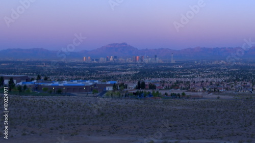 Static Las Vegas at early morning. photo