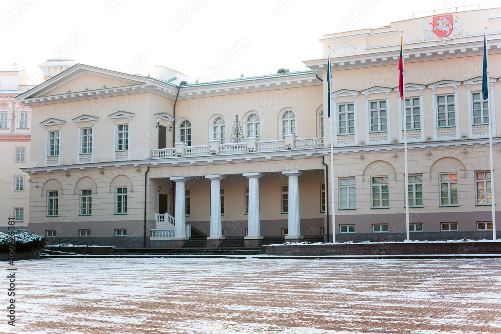 The Presidential Palace in Vilnius