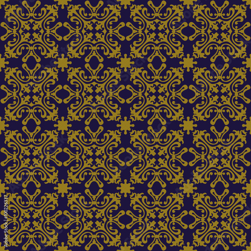Elegant antique background image of geometry kaleidoscope pattern. 