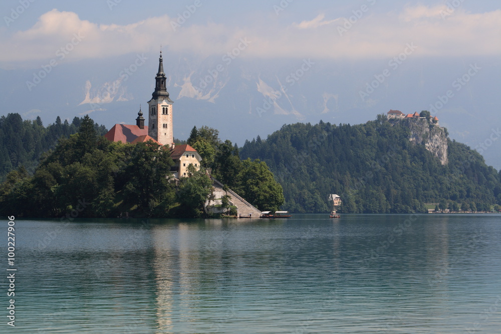 The views of Blead, Slovenia, year 2008