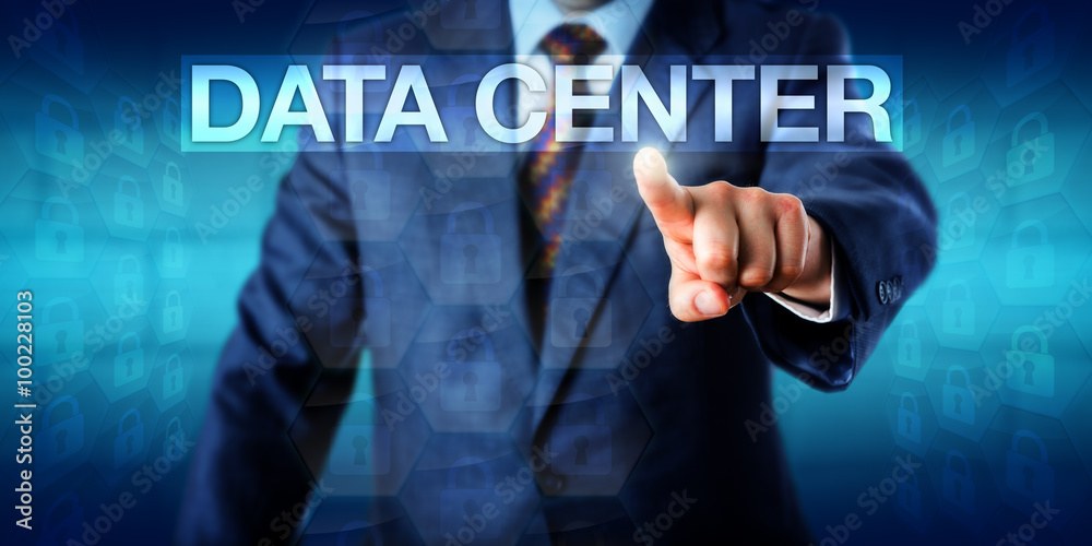 IT Manager Pressing DATA CENTER Onscreen IT Manager Pressing DATA CENTER Onscreen