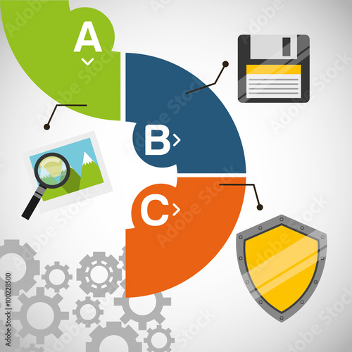 hosting infographic design 
