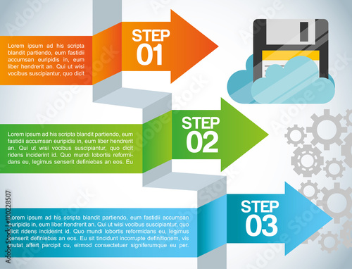 hosting infographic design 
