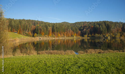 Gradisko lake, Lukovica, Slovenia photo