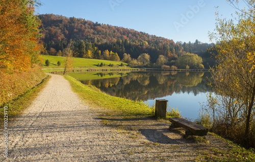 Gradisko lake, Lukovica, Slovenia photo